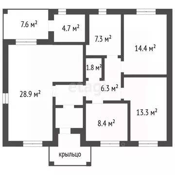 Дом в Воронежская область, Рамонский район, Новоживотинновское с/пос, ...