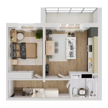 2-к кв. Свердловская область, Каменск-Уральский Октябрьский мкр,  ...