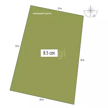 Участок в Майминский район, посёлок Алфёрово (8.5 м)