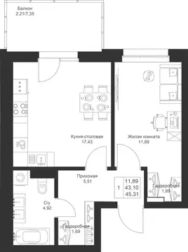 1-к кв. Татарстан, Лаишевский район, Столбищенское с/пос, с. Усады ул. ...
