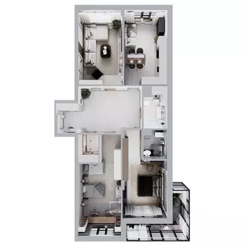 4-к кв. Курская область, Курск ул. Павлуновского (105.3 м)