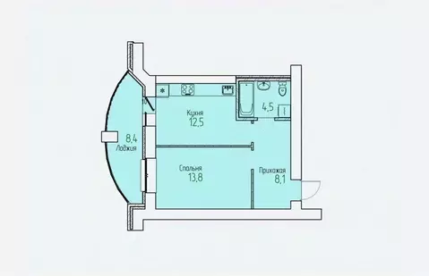 1-к кв. Кировская область, Киров Мурашинский проезд, 7 (43.1 м)