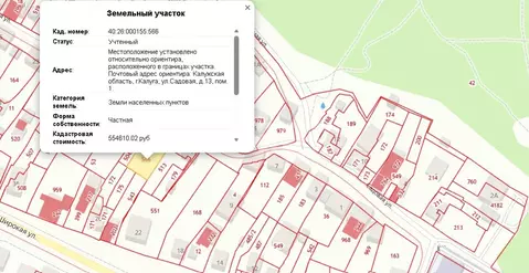 Участок в Калужская область, Калуга Широкая ул., 22 (3.4 сот.)