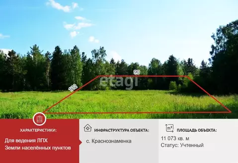 Участок в Хабаровский край, Хабаровский район, с. Краснознаменка ш. ...