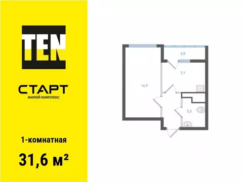 1-к кв. Свердловская область, Екатеринбург ул. Академика Вонсовского, ...