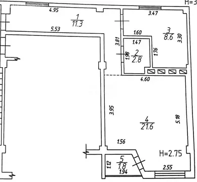 1-комнатная квартира: Анапа, улица Ленина, 163А (46.1 м)