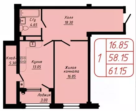 1-к кв. Ставропольский край, Кисловодск ул. 40 лет Октября, 37 (61.15 ...