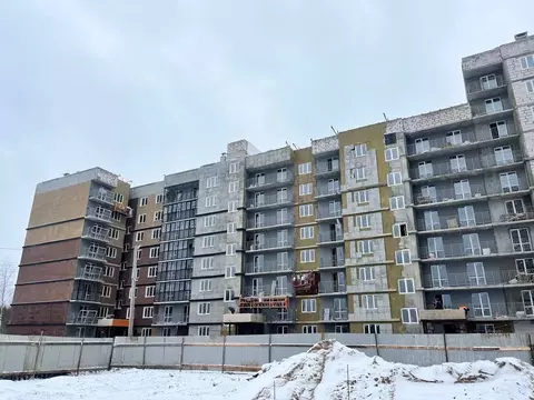 2-к кв. Ярославская область, Ярославль просп. Фрунзе, 56В (59.64 м)