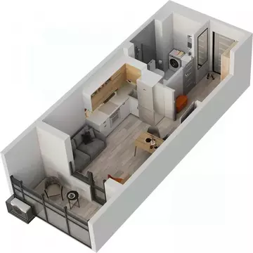 1-к кв. Татарстан, Набережные Челны ул. Карманова, 45 (26.5 м)