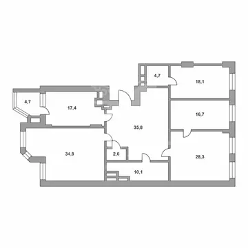3-комнатная квартира: Москва, Ломоносовский проспект, 25к5 (186 м)