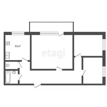 3-к кв. Владимирская область, Муром ул. Машинистов, 25 (58.0 м)