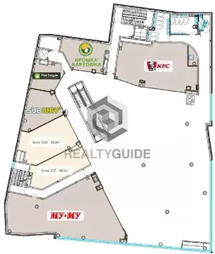 Торговая площадь в Москва Большая Семеновская ул., 20 (53 м)