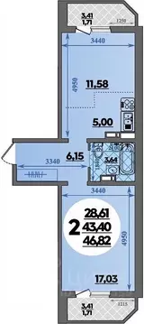 2-к кв. Краснодарский край, Краснодар ул. Генерал-лейтенанта ...