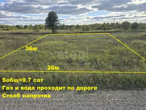 Участок в Брянская область, Брянский район, Новодарковичское с/пос, д. ...