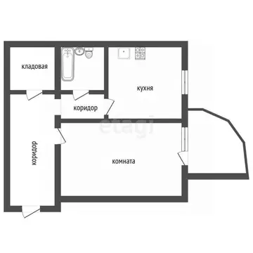 1-к кв. Воронежская область, Воронеж ул. Курчатова, 36Е (37.0 м)