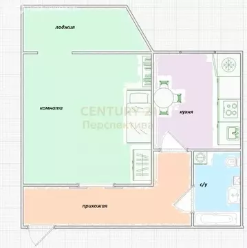 1-комнатная квартира: Видное, Завидная улица, 13 (42.3 м)