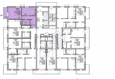 1-комнатная квартира: Ялта, Бакунинский проезд, 13 (51.38 м)
