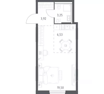 1-к кв. Башкортостан, Уфа ул. Минигали Губайдуллина, 8к9 (33.2 м)