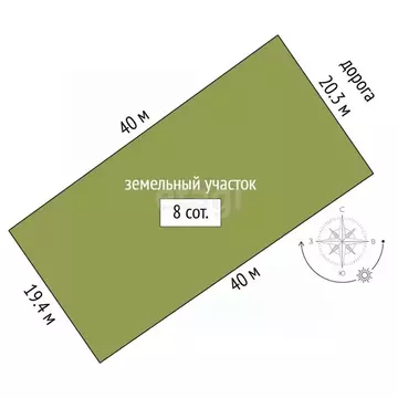 Участок в Костромская область, Костромской район, Бакшеевское с/пос, ...