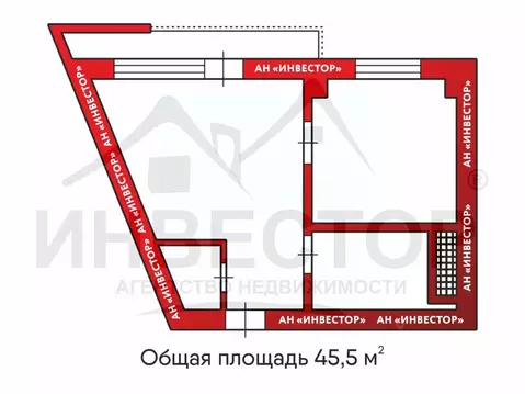 1-к кв. Челябинская область, Челябинск Лесопарковая ул., 8 (45.5 м)