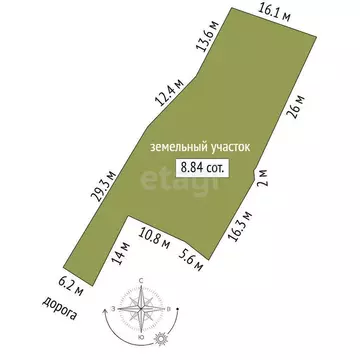 Участок в Ялуторовск, Дачная улица (9 м)