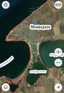 Участок в Крым, Черноморский район, с. Межводное ул. Миндальная (5.0 ...