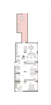 3-комнатная квартира: Екатеринбург, Мраморская улица, 15 (157.34 м)