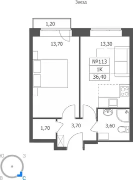 1-к кв. Ярославская область, Ярославль ул. Большая Октябрьская, 85 ...