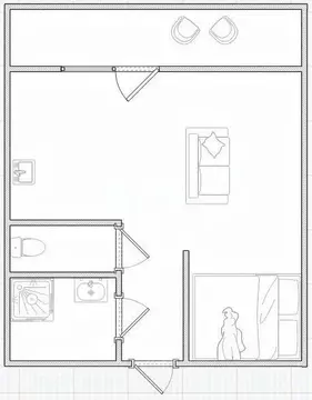 Студия Костромская область, Кострома Советская ул., 86 (34.5 м)