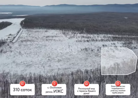 Участок в Хабаровский край, Хабаровский район, Осиновореченское с/пос, ...