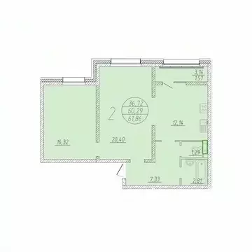 2-к кв. Сахалинская область, Анивский городской округ, с. Новотроицкое ...