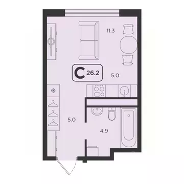 Студия Тюменская область, Тюмень  (26.2 м)