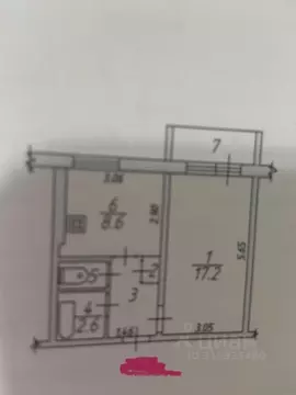 1-к кв. Московская область, Можайский муниципальный округ, пос. ...