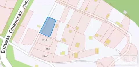 Участок в Саратовская область, Саратов ул. Большая Сеченская (8.0 ...