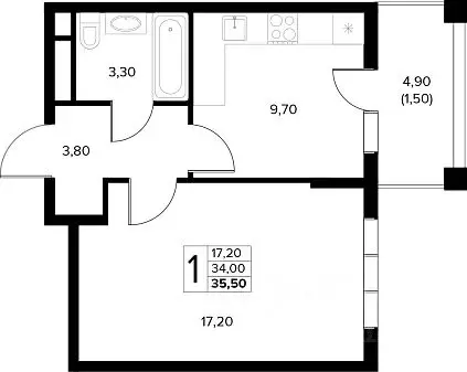 1-к кв. Краснодарский край, Анапа муниципальный округ, с. Сукко ...