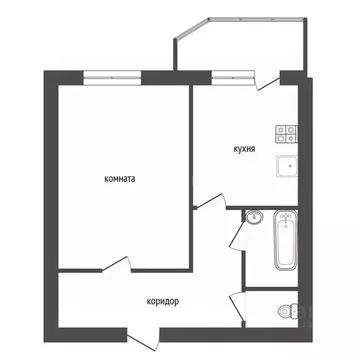 1-к кв. Воронежская область, Воронеж ул. 25 Января, 14а (45.7 м)