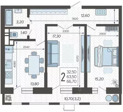 2-к кв. Краснодарский край, Краснодар 9-й километр мкр, ул. ...