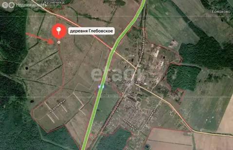 Участок в Ярославский муниципальный округ, деревня Глебовское (10 м)