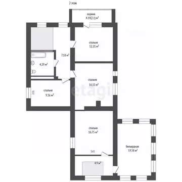 Дом в Тюменская область, Тюмень Матмасы мкр, ул. Нефтяников (310 м)