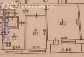 2-комнатная квартира: Санкт-Петербург, Отечественная улица, 2/11 (45.4 ...