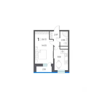 1-к кв. Рязанская область, Рязанский район, Дядьковское с/пос, с. ...