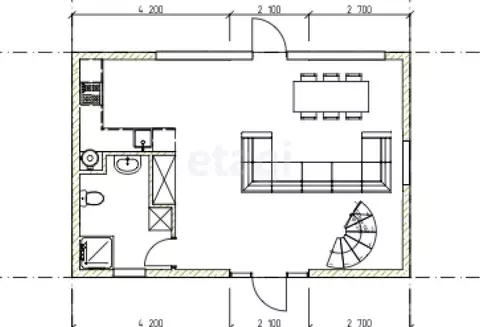 Дом в Калининградская область, Гурьевский муниципальный округ, посёлок ...