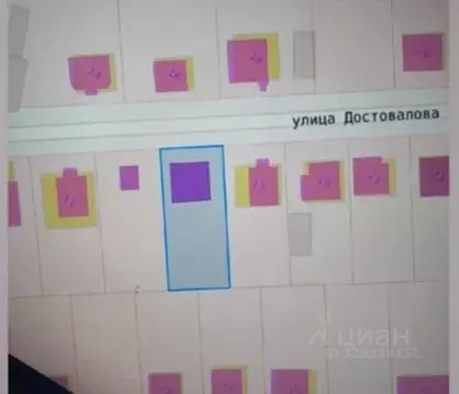 Участок в Оренбургская область, Орск пос. Степной, ул. Достовалова ...