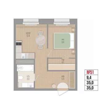 1-к кв. Иркутская область, Иркутский муниципальный округ, Маркова рп, ...