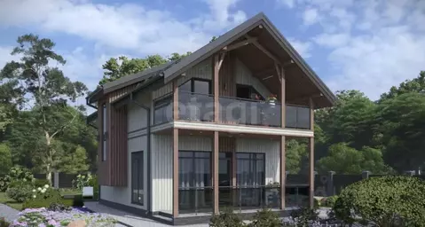 Дом в Ленинградская область, Всеволожский район, Бугровское городское ...