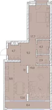 3-к кв. Новосибирская область, Новосибирск Овражная ул., 2А (87.6 м)