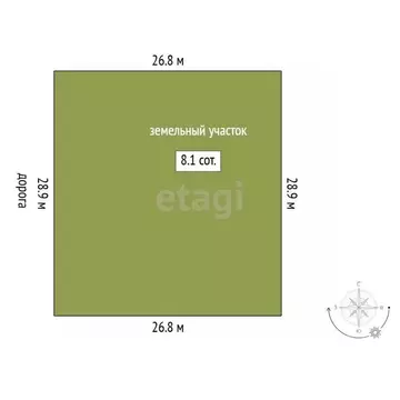 Участок в Тюменская область, Тюменский муниципальный округ, д. ...