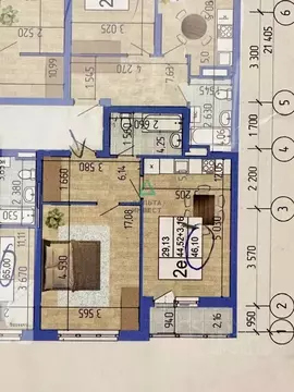 2-к кв. Башкортостан, Уфа ул. Летчика Кобелева, 3/3 (44.5 м)