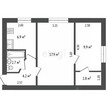 2-к кв. Крым, Ялта муниципальный округ, Гаспра пгт ш. Алупкинское, 34 ...