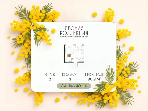 1-к кв. Московская область, Химки Лесная Коллекция жилой комплекс, к3 ...